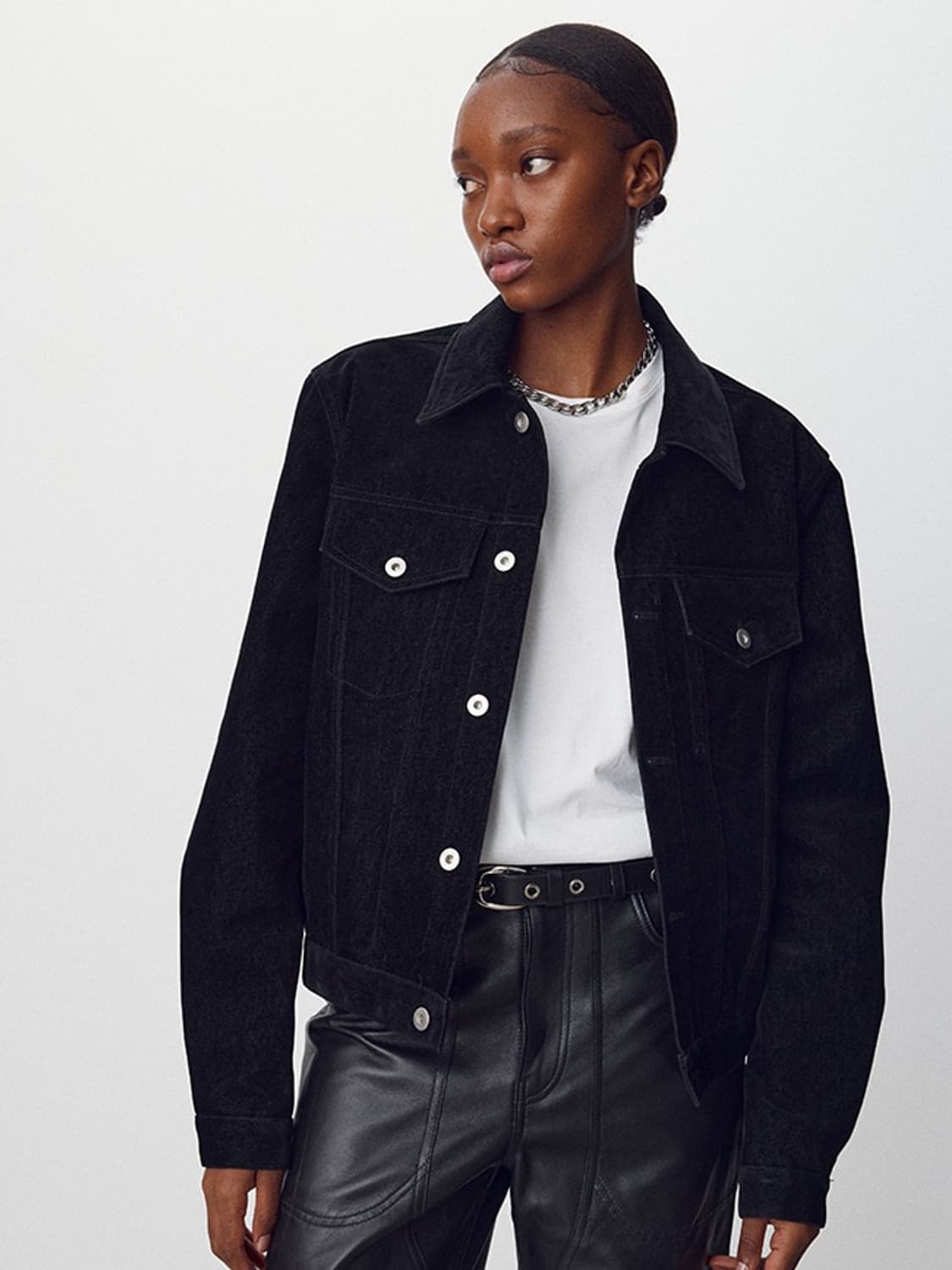 토니웩 Velvet Denim Trucker Jacket 상품이미지9