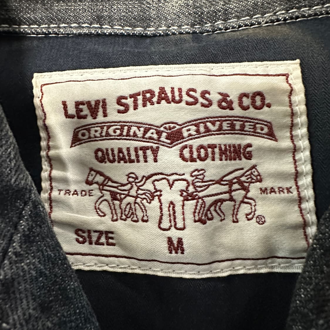 LEVI'S black denim jacket 상품이미지7