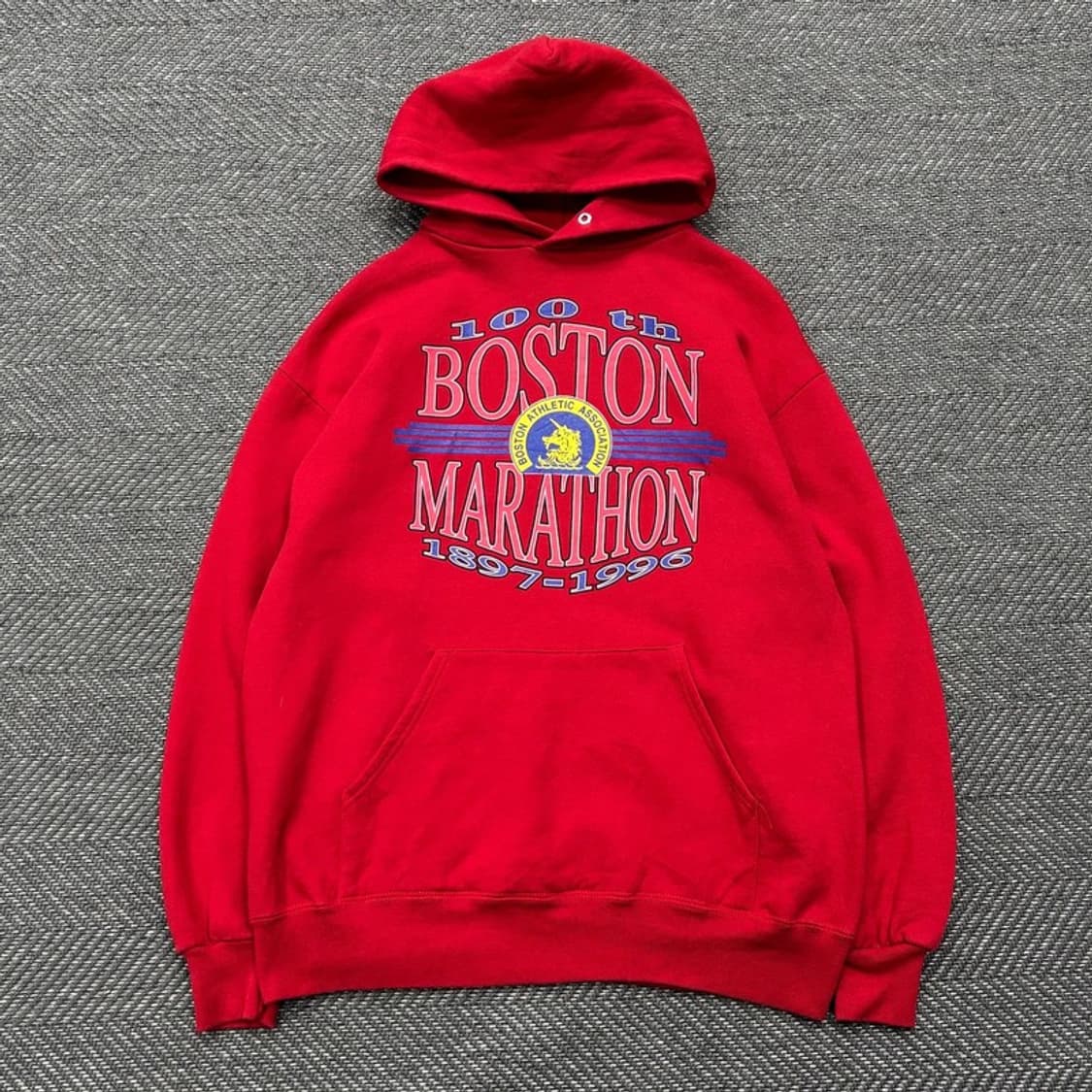 저지스 100주년 보스턴 마라톤 프린팅 후드티v0436 상품이미지1