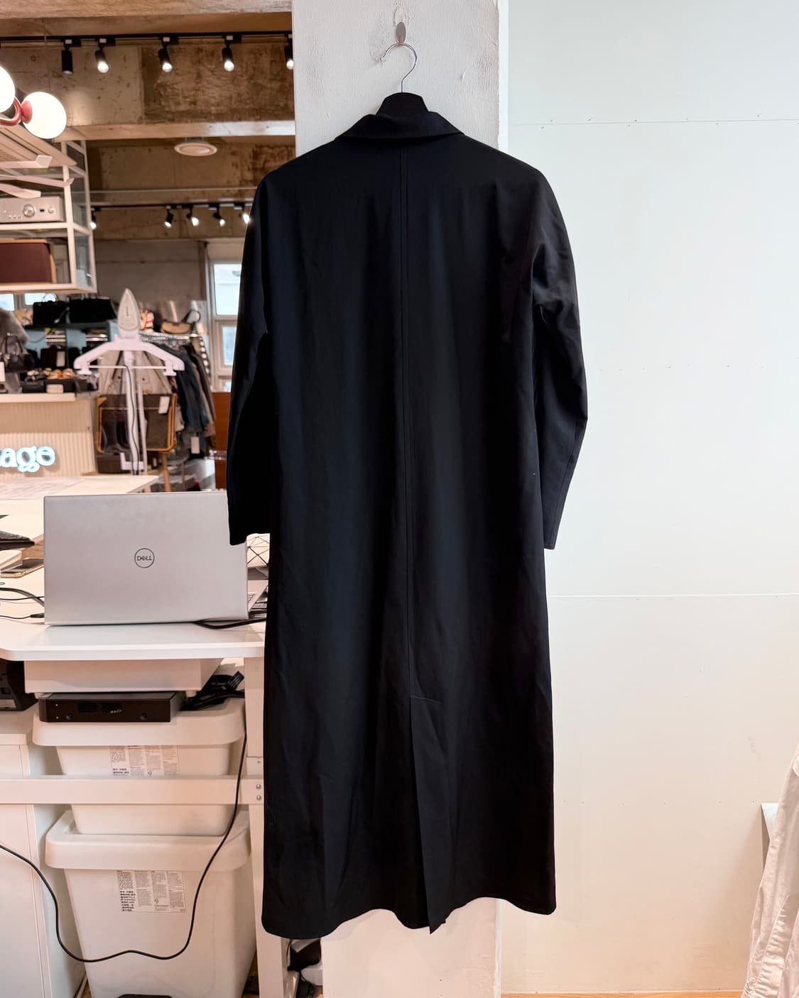 요지 야마모토 블랙 롱 코트  상품이미지7