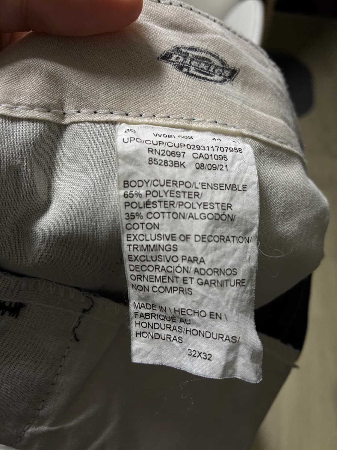 디키즈 더블니 워크팬츠 32x32 상품이미지3