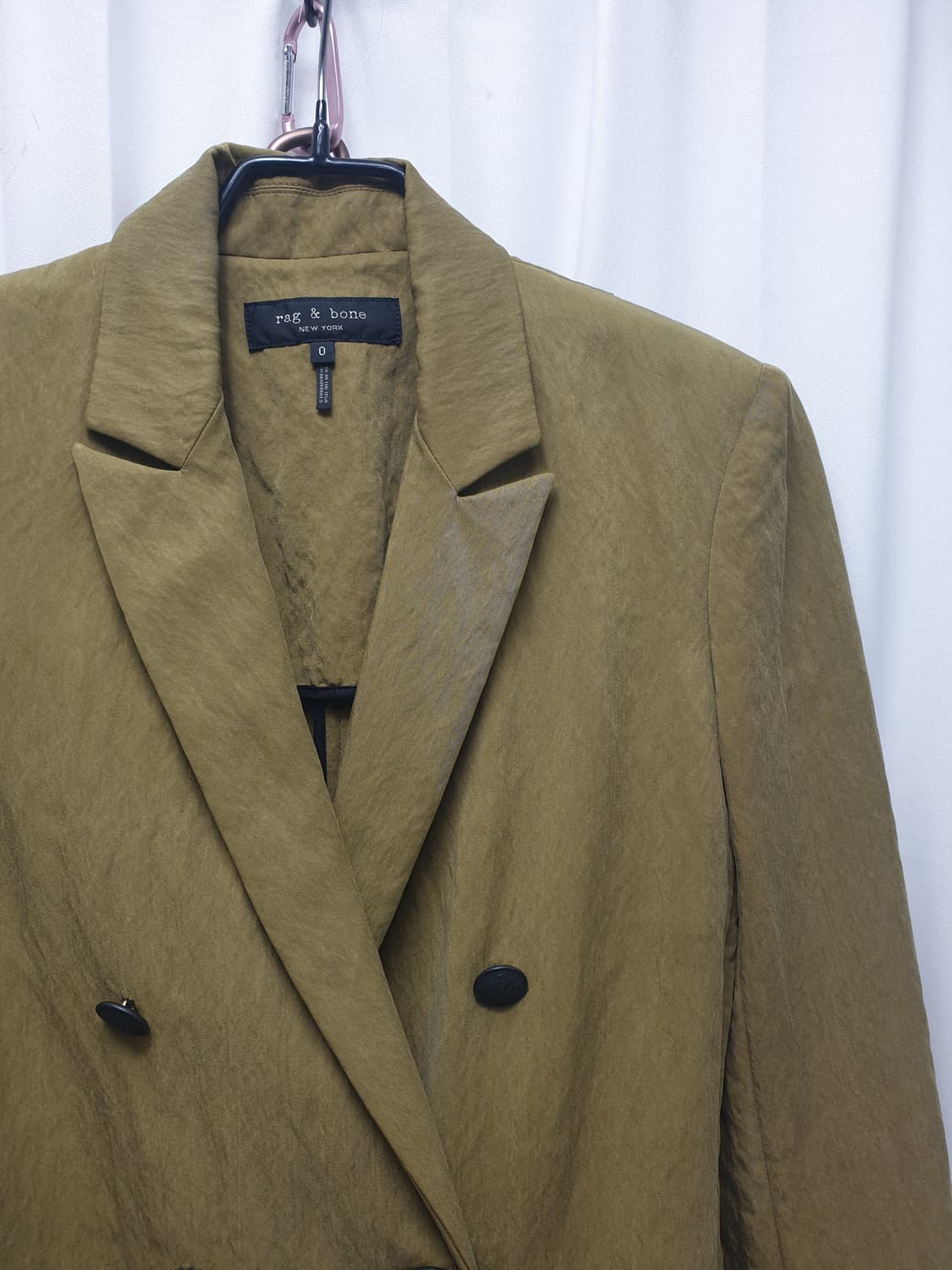래그앤본 더블 블레이저 카키색 상품이미지3