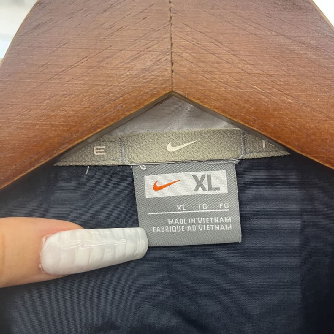 나이키 레트로 테크웨어 실버라인 바람막이 자켓 XL C10824 상품이미지5