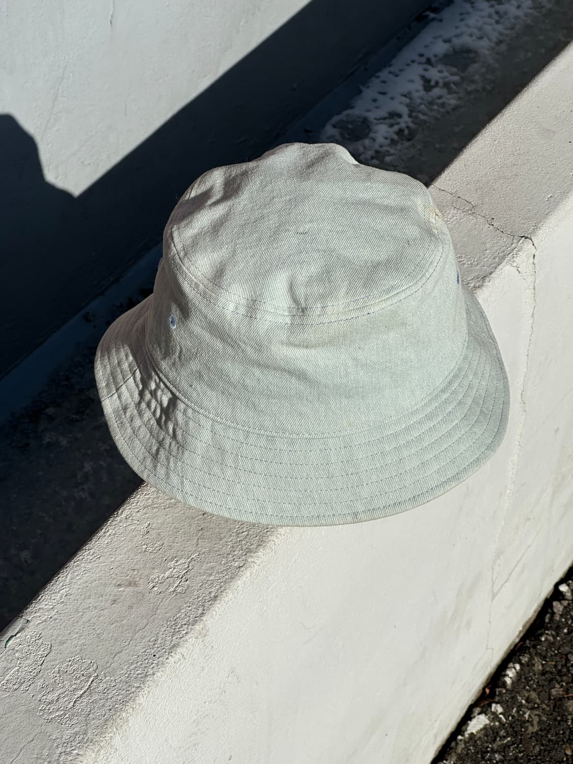 [L] 리바이스 연청 워싱 버킷햇 모자 상품이미지5