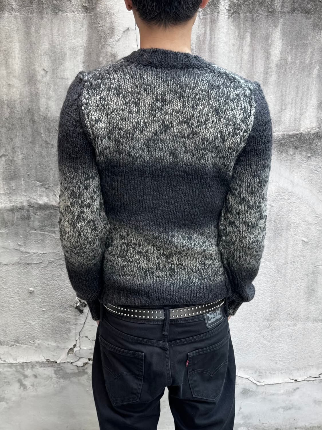 돌체엔가바나 로우게이지 그라데이션 니트 상품이미지1