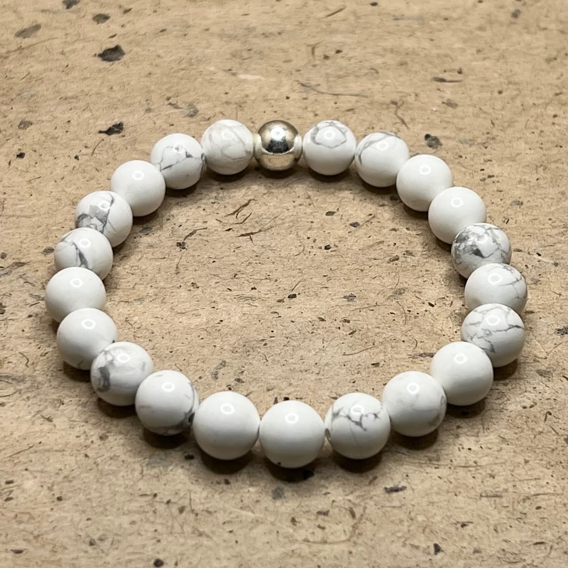 S925 Howlite Bracelet 상품이미지1