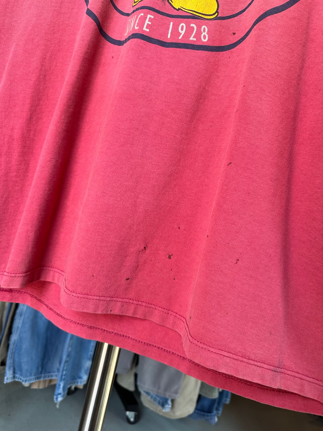 90s 디즈니 미키마우스 페이드 프린팅 나시 상품이미지5