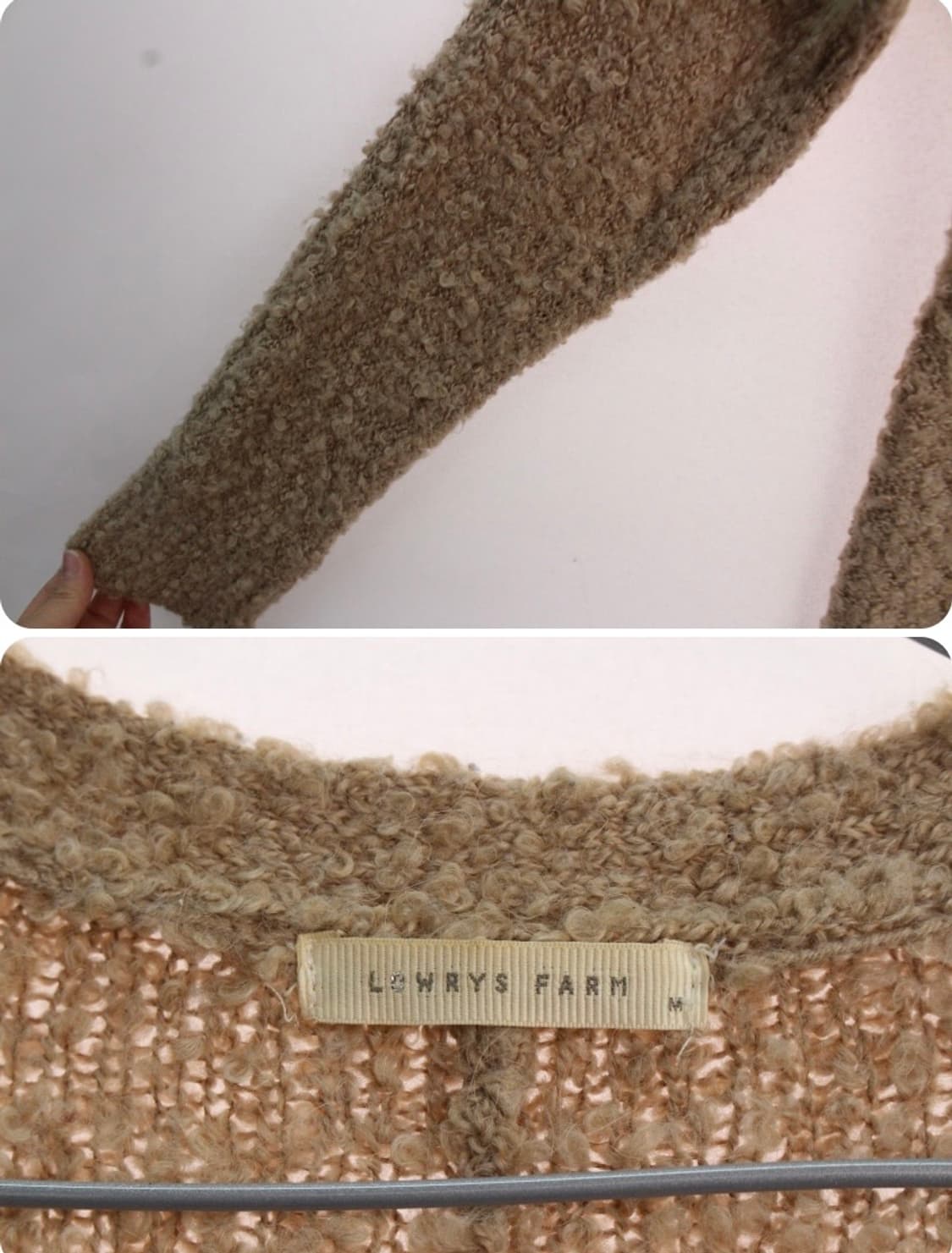 LOWRYS FARM 알파카 가디건  상품이미지3