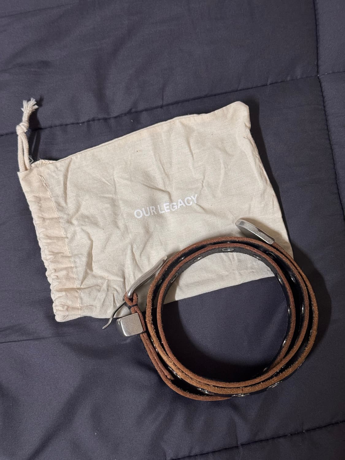 Our Legacy 아워레가시 플라워 스터드 벨트 (80) 상품이미지4