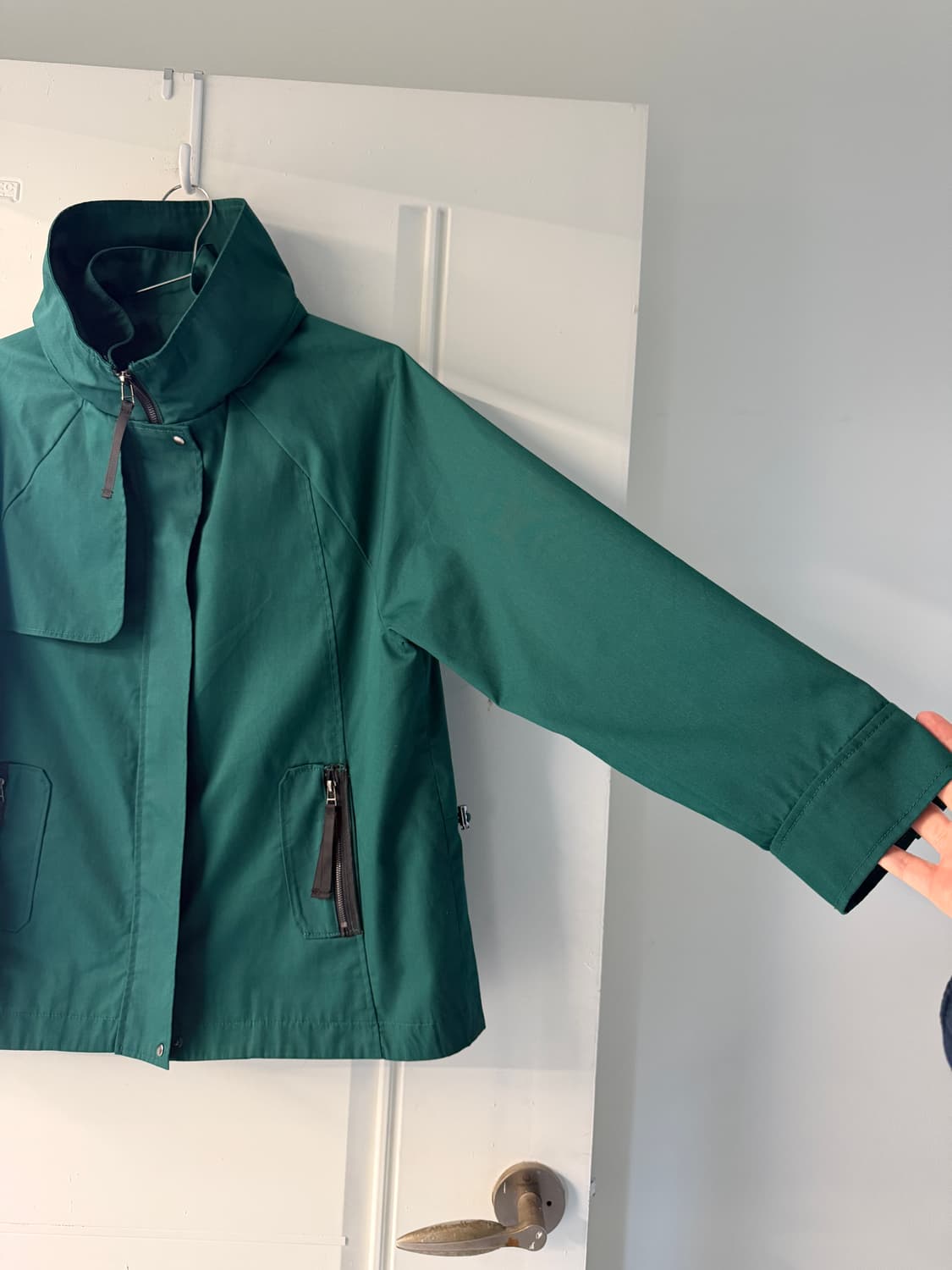 일본빈티지 딥그린 하프자켓 상품이미지6