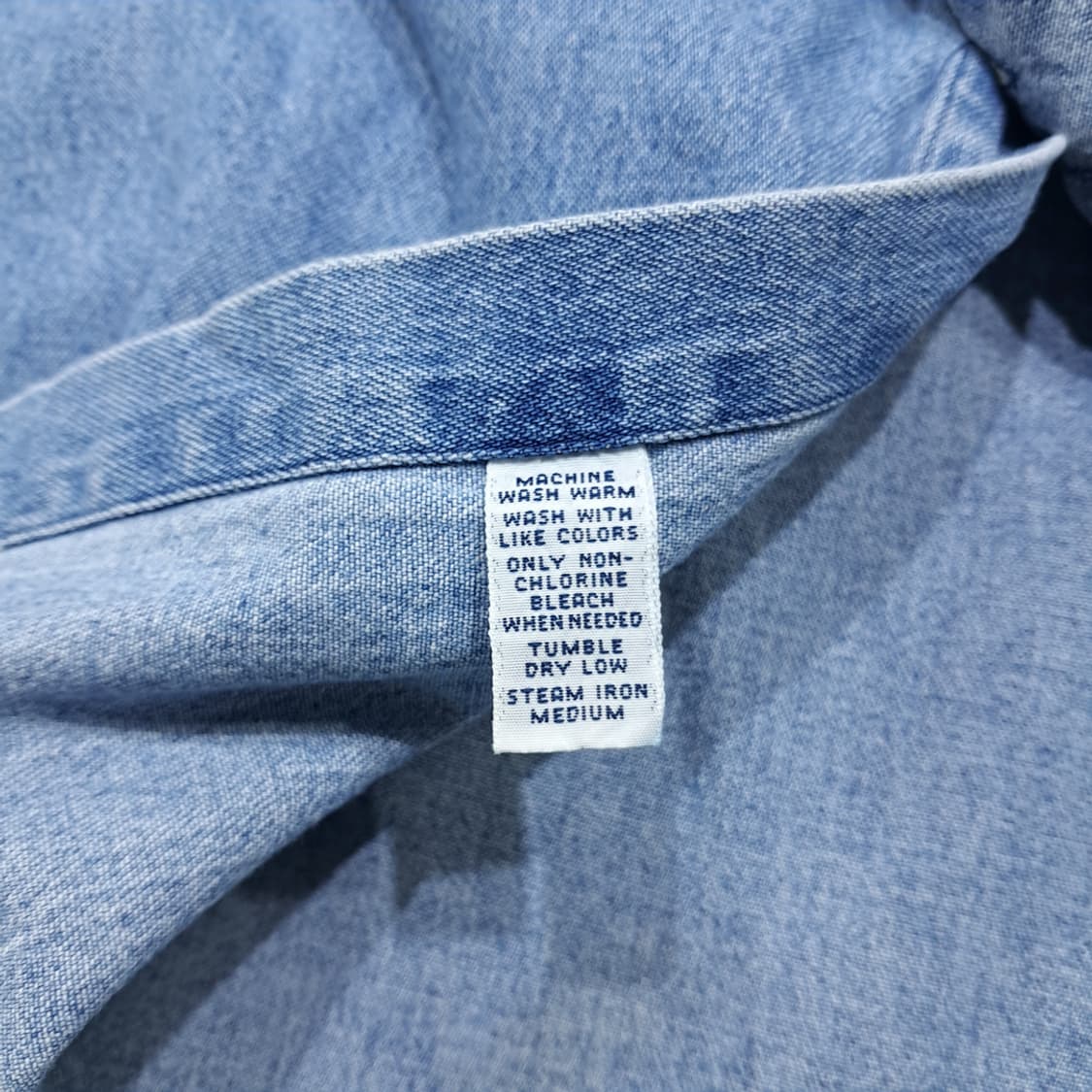 CL893 M 폴로 90s 레드포니 클래식 데님셔츠 남방 상품이미지5