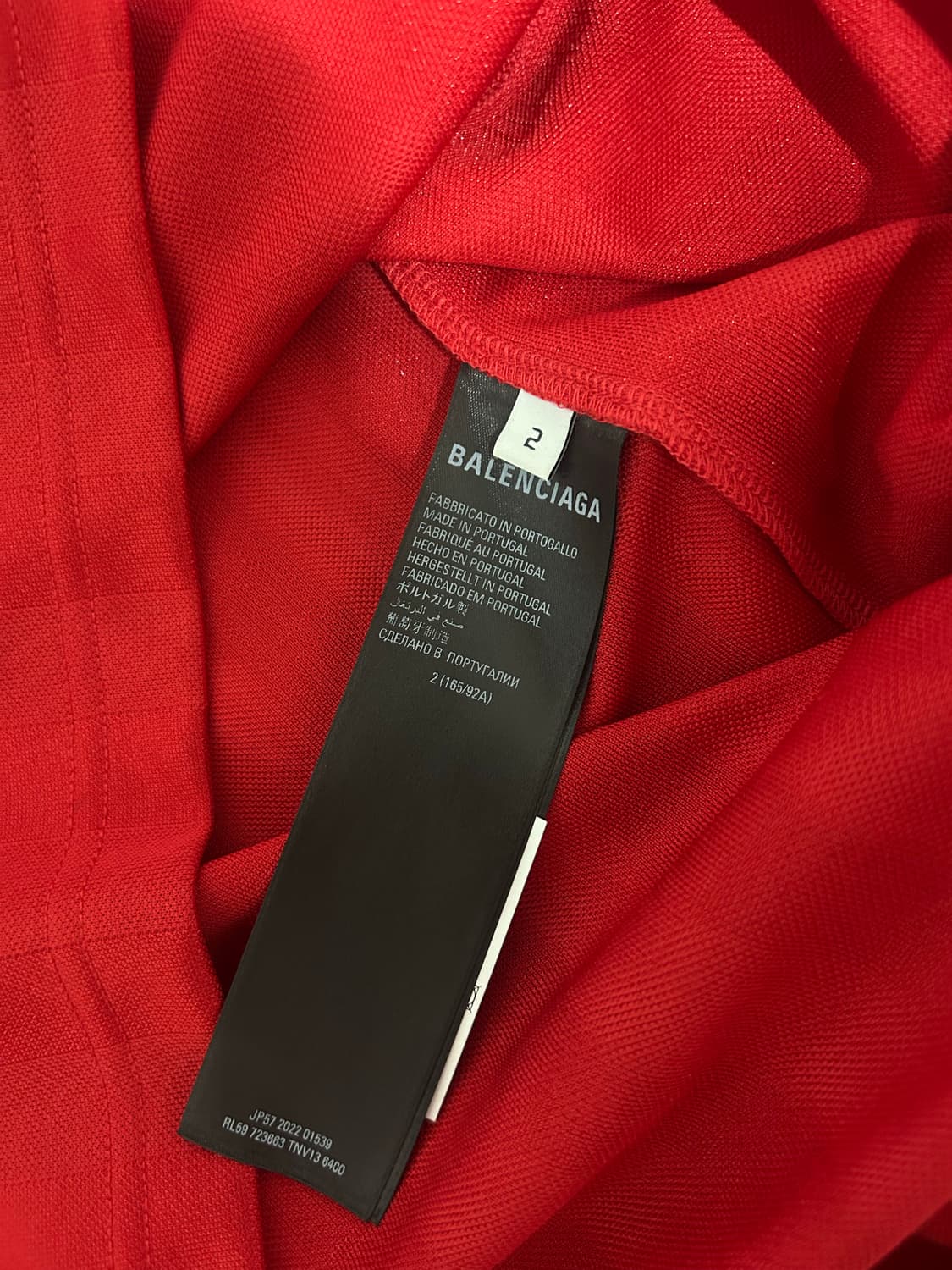 [2] 발렌시아가 아디다스 사커 풋볼 반팔 티셔츠 레드 상품이미지5