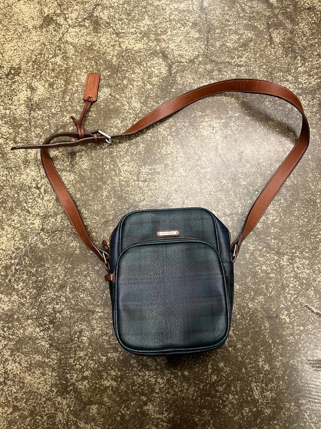 90s 폴로 랄프로렌 타탄체크 크로스백 상품이미지1