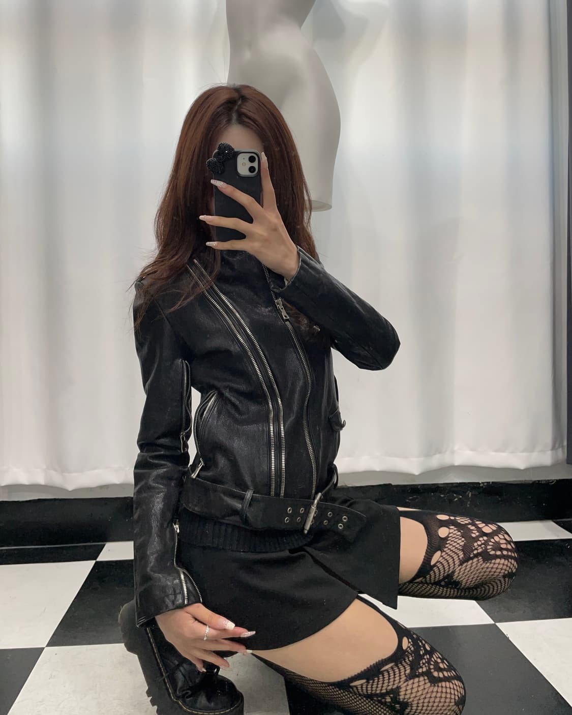 🎸블랙 디테일 레더 자켓🎸 상품이미지2