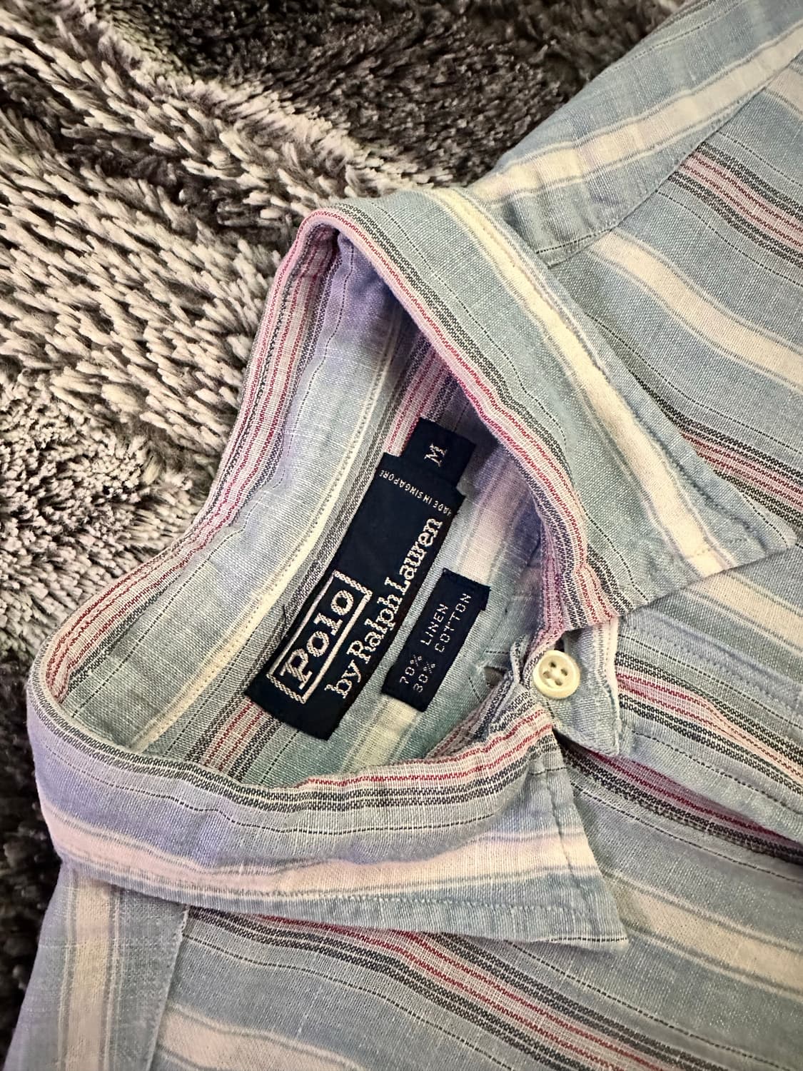 폴로 랄프로렌 스트라이프 린넨 셔츠 상품이미지2