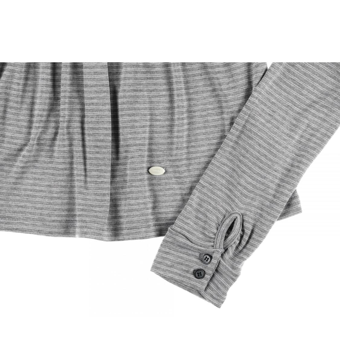 SILKY SCOOPNECK T (STRIPE GREY) 상품이미지4