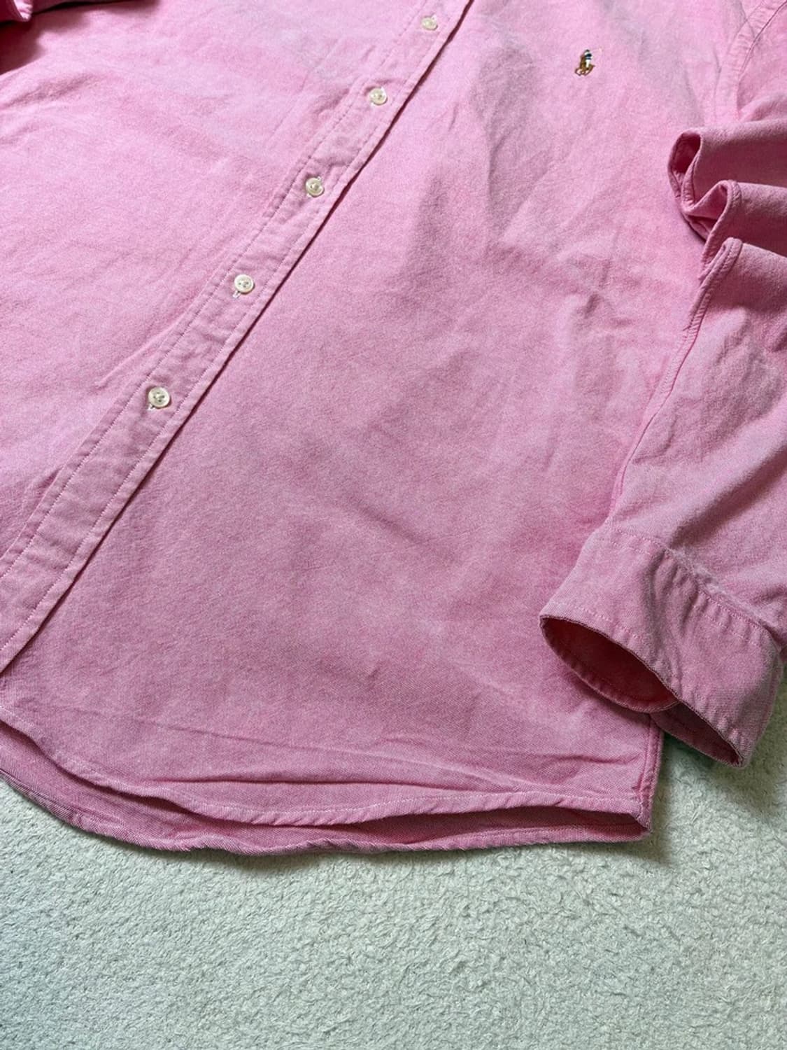 폴로 랄프로렌 옥스퍼드 자수 로고 셔츠 PN7480 상품이미지4