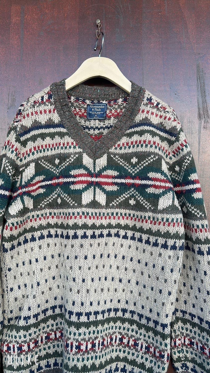 아베크롬비 앤 피치(Abercrombie & Fitch) 노르딕 패턴  상품이미지2