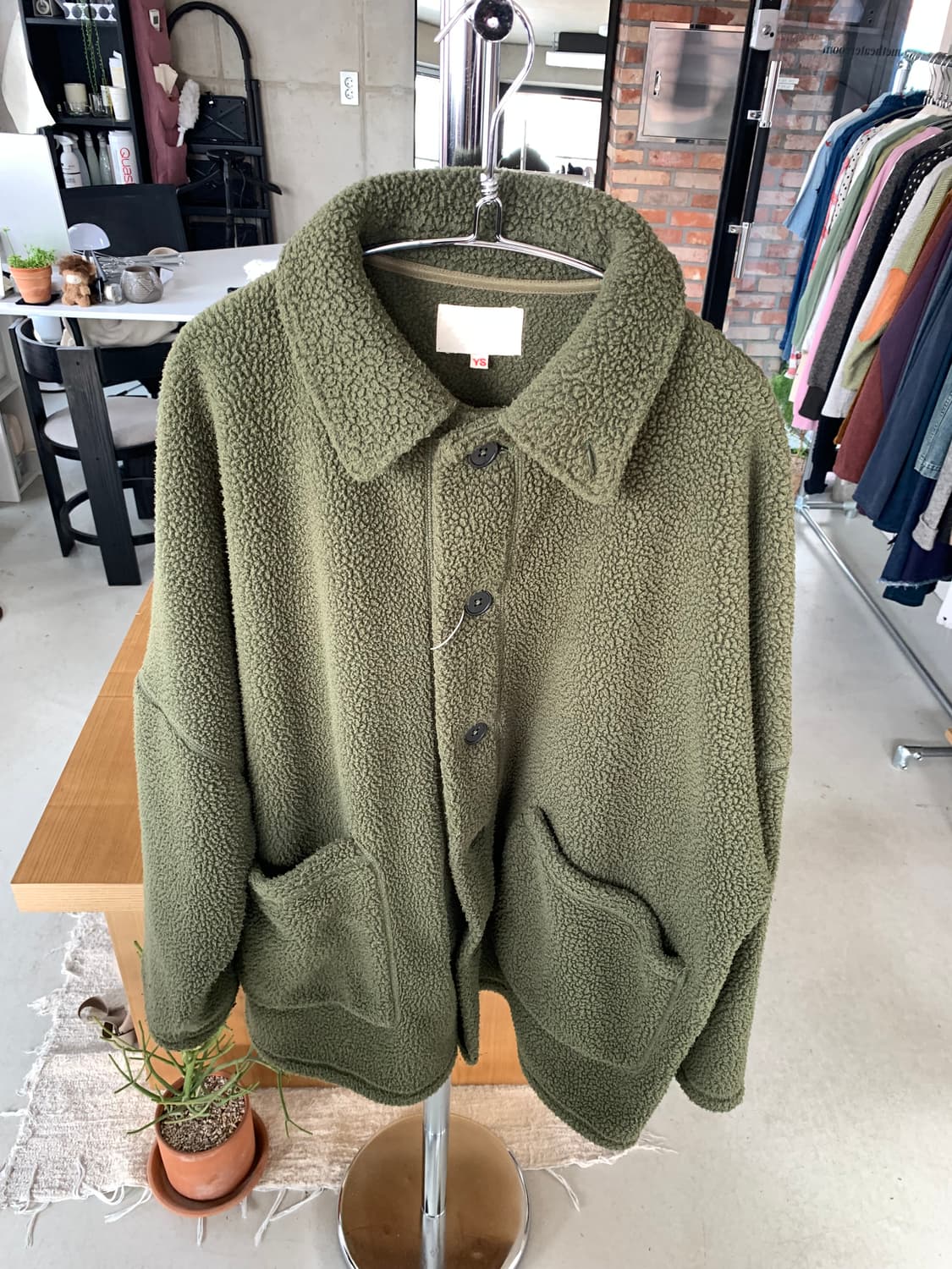 Yoko sakamoto 요코 사카모토 플리스 자켓 상품이미지1