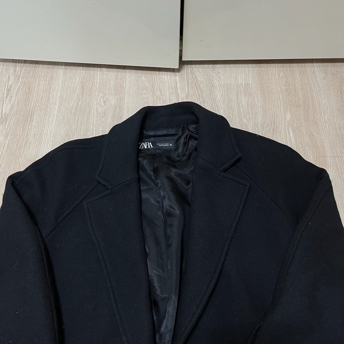 자라 남성 미니멀 싱글 트렌치코트 M/95  상품이미지2