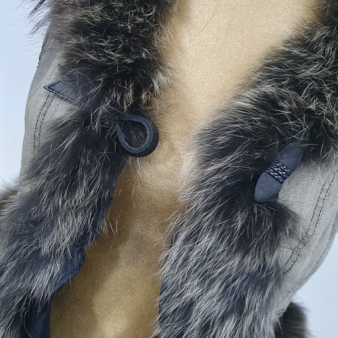 빈티지 데님 토끼털 조끼 y2k 페어리그런지 오네갸루 달천깔 상품이미지4