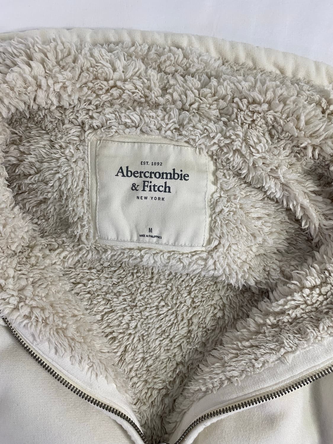 아베크롬비 양털 퍼 후드집업 M <538> 상품이미지4