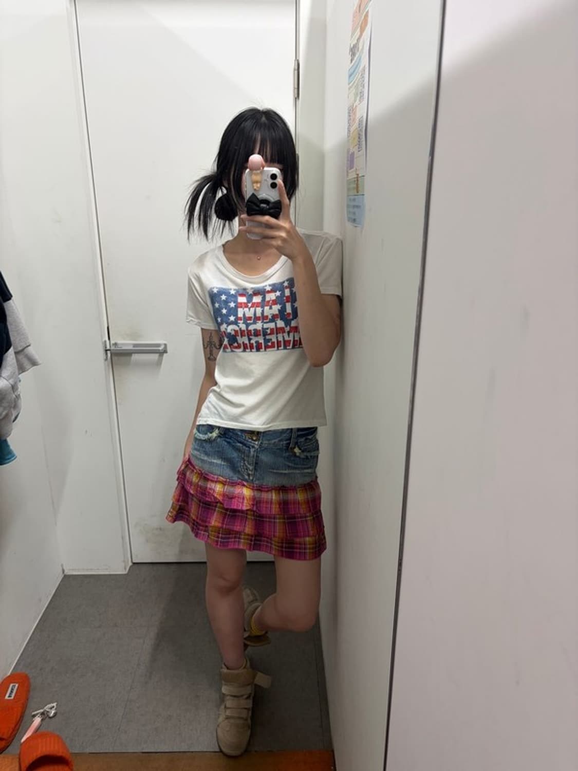 데님앤서플라이 랄프로렌 성조기 반팔티 상품이미지4