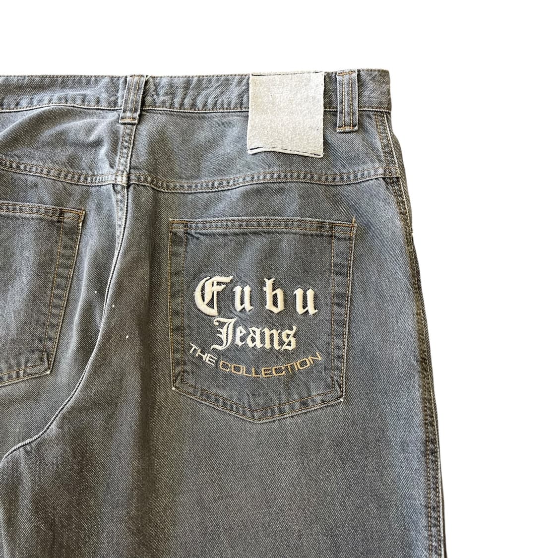 후부 올드스쿨 그레이 데님 팬츠 상품이미지5