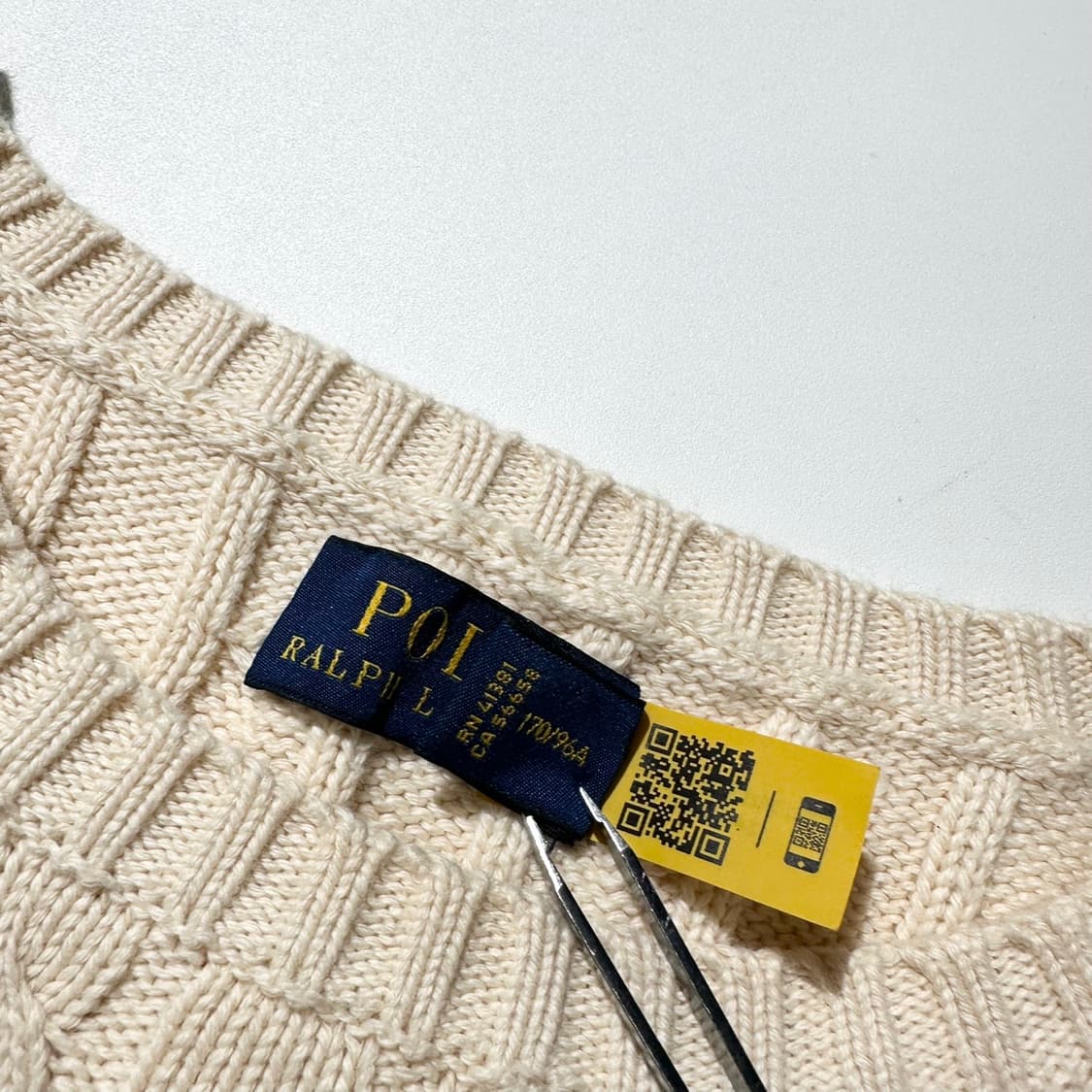 폴로 랄프로렌 케이블 라운드 니트 (신형QR) 상품이미지5