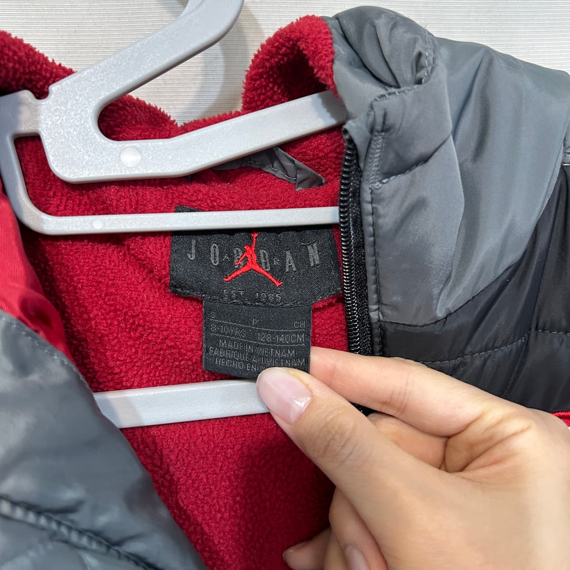 나이키 조던 키즈 누빔 패딩 S 8-10 상품이미지2