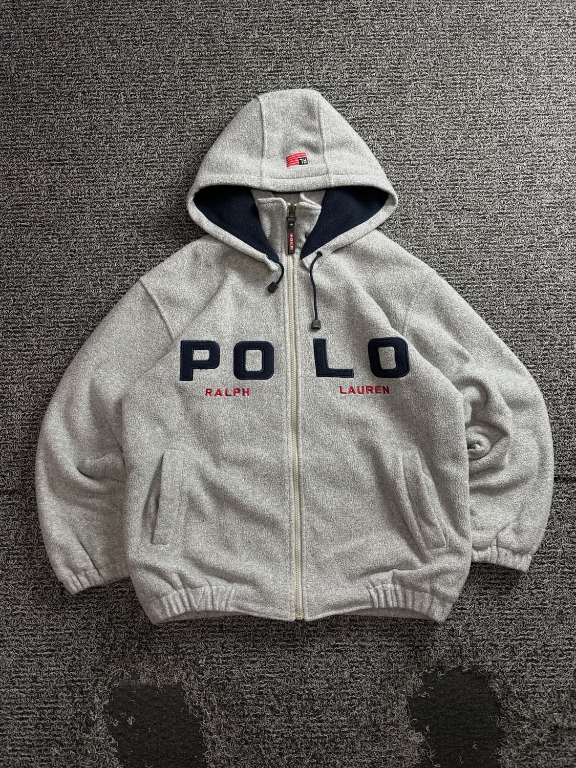 폴로 랄프로렌 성조기 빅로고 박시핏 후디 집업 3967 상품이미지2