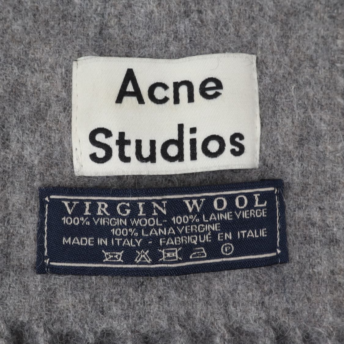 아크네스튜디오 그레이 버진울 롱 머플러 상품이미지8