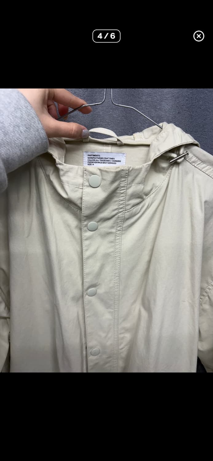 파르티멘토 우먼 아이보리 야상 상품이미지3