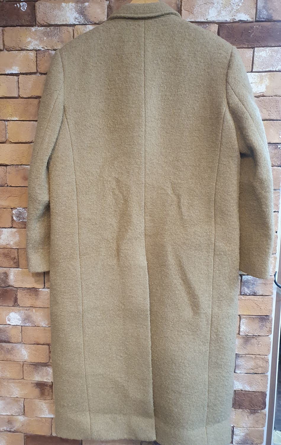 던스트 남성 캐멀색 울 코트 S 상품이미지2