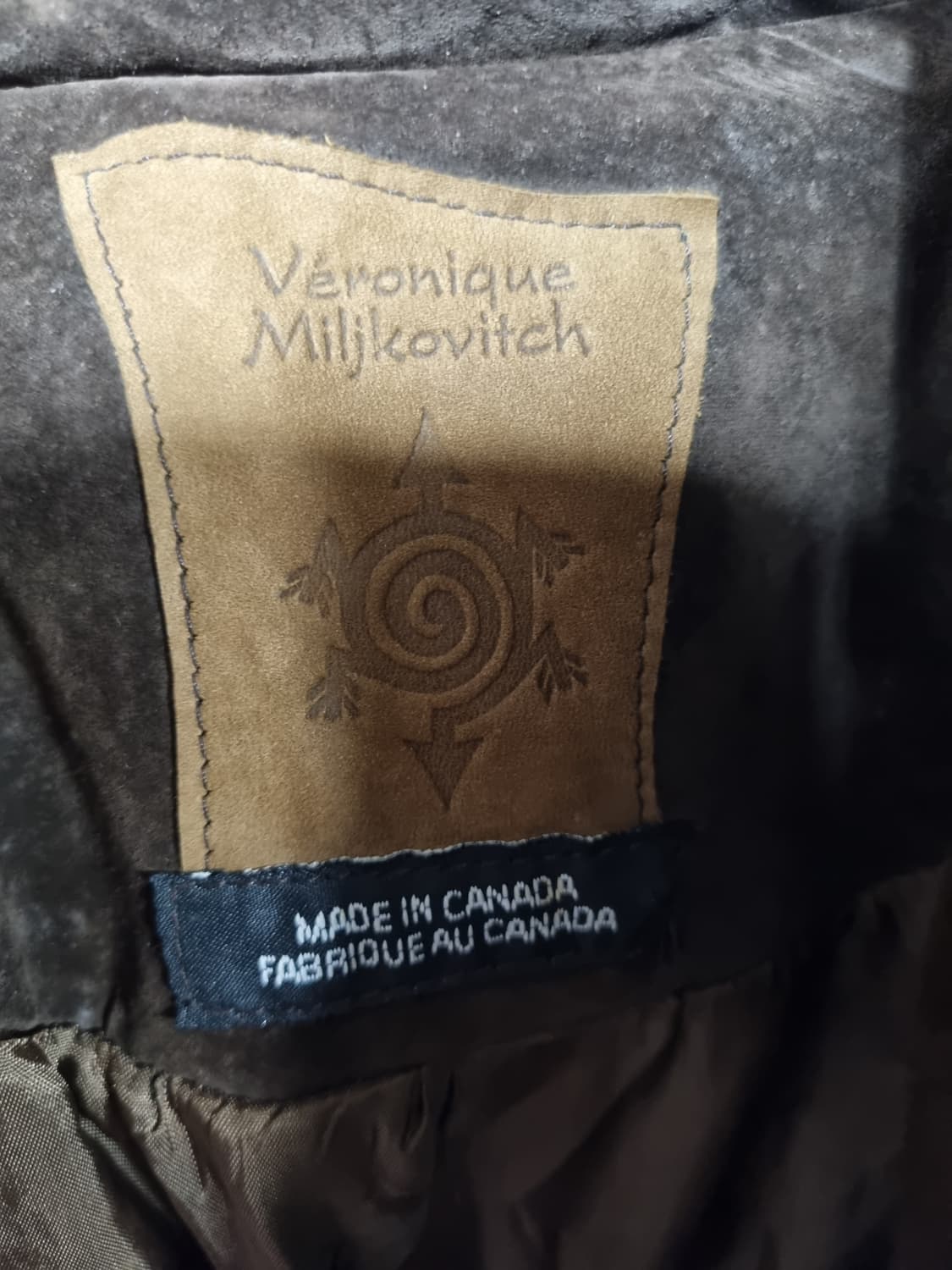 캐나다 스웨이드 송치 남여공용 자켓  상품이미지3