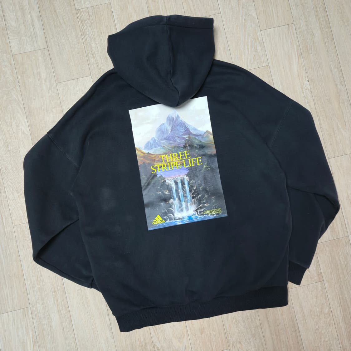 아디다스 THREE STRIPE LIFE 후드티 2XL 상품이미지5