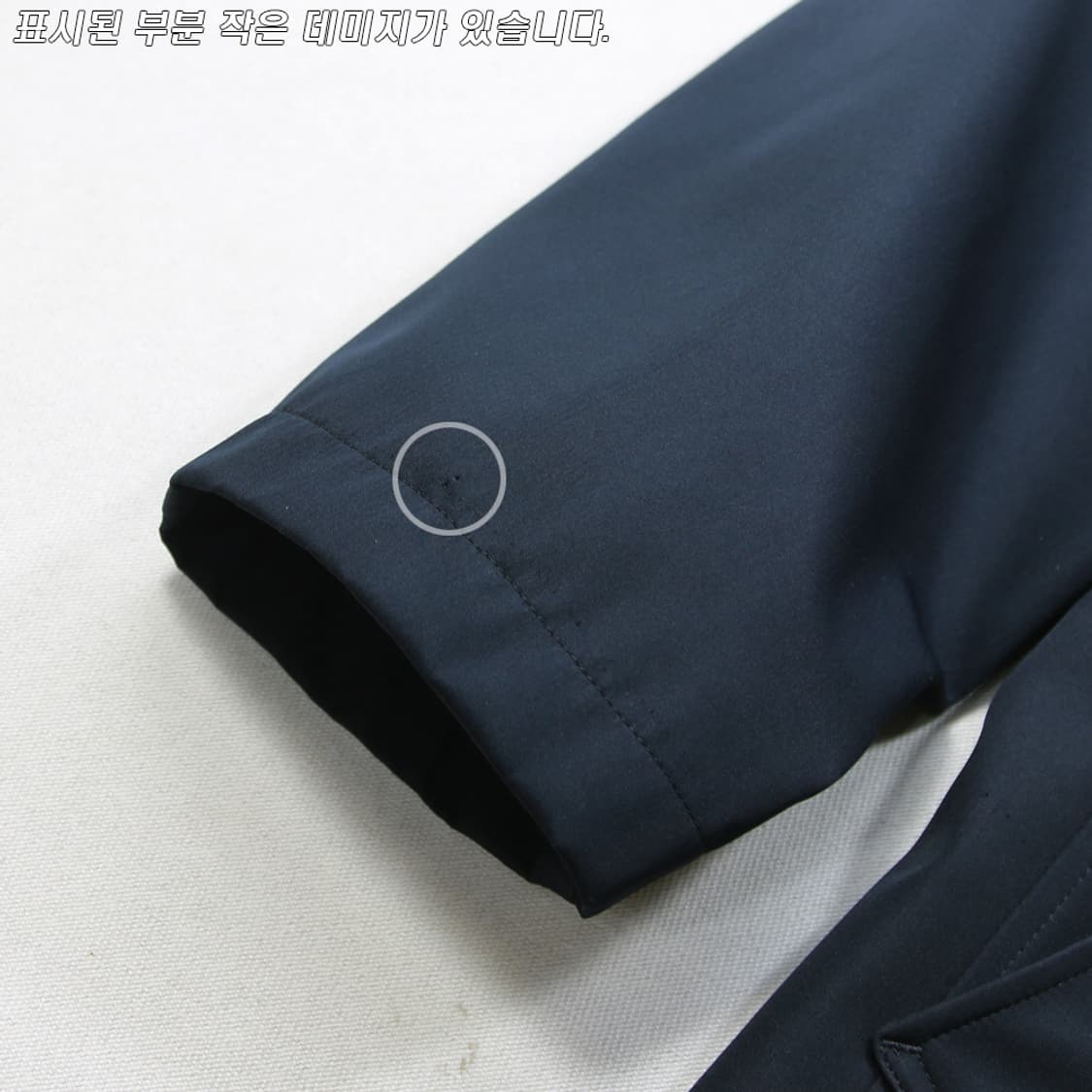 (착용컷) 싱글 트렌치 코트 (남성용 100) 상품이미지7