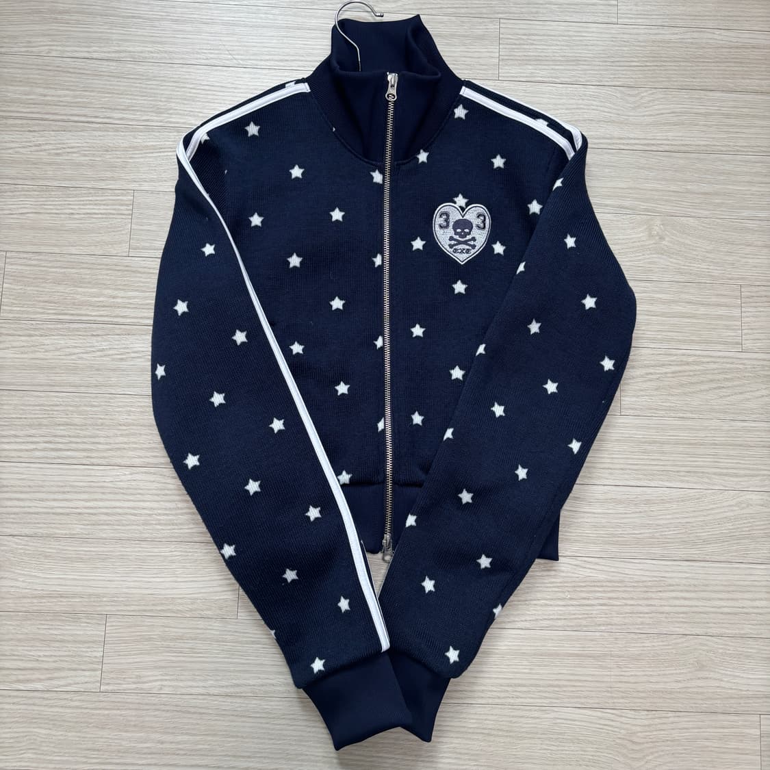 셋업이엑스이 STAR SPORTY ZIPUP NAVY 집업 네이비 상품이미지8