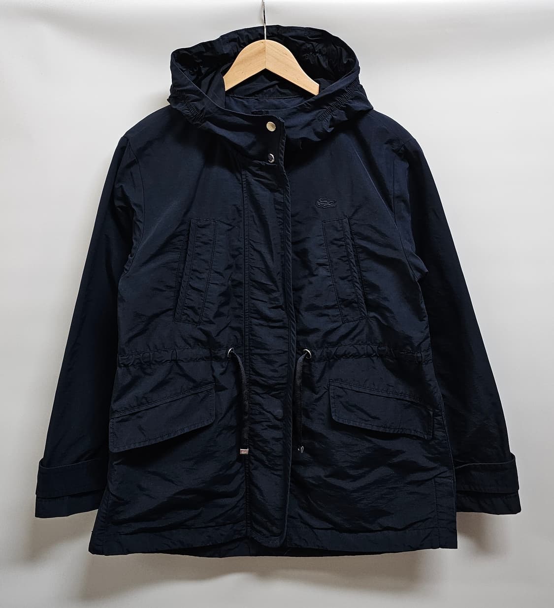 라코스테 여성 네이비 후드 야상 점퍼 34(90) 상품이미지1