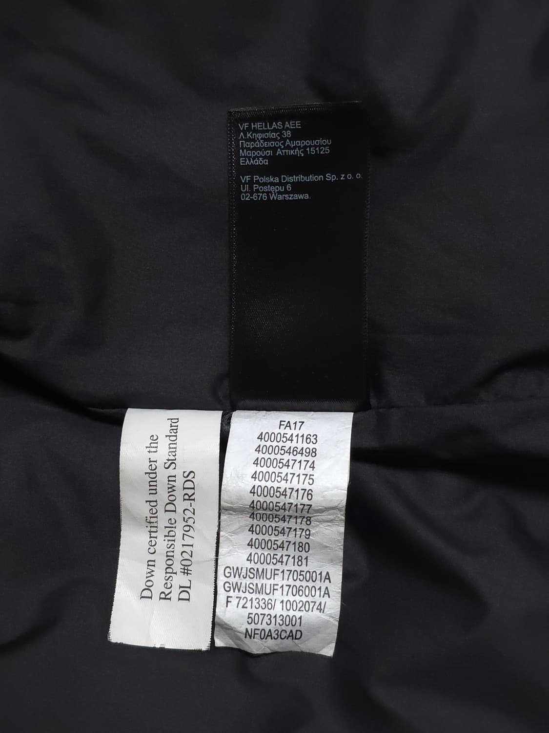 [L] 슈프림 노스페이스 레더 눕시 패딩 블랙 상품이미지9