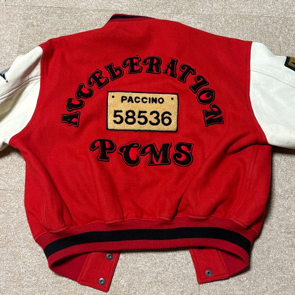 80s PACCINO 리미티드 바시티 자켓 상품이미지3