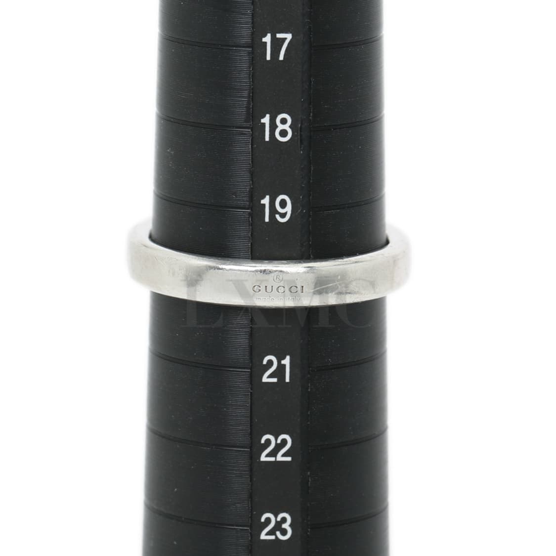 구찌 실버링 다이애그널 인터로킹 G 씬 실버반지 21호 상품이미지10