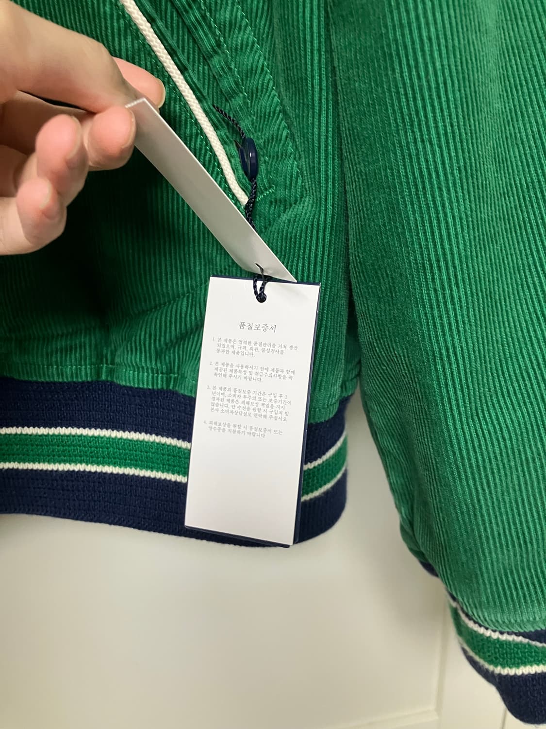 폴로 코듀로이 리버시블 레터맨 자켓 xl 상품이미지2