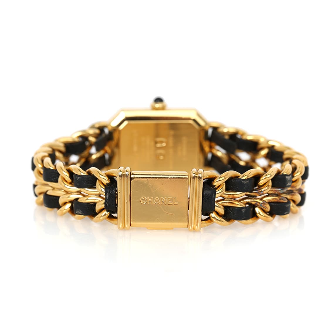 샤넬 프리미에르 워치 빈티지 금장 체인 시계 L 라지 H0001 상품이미지2