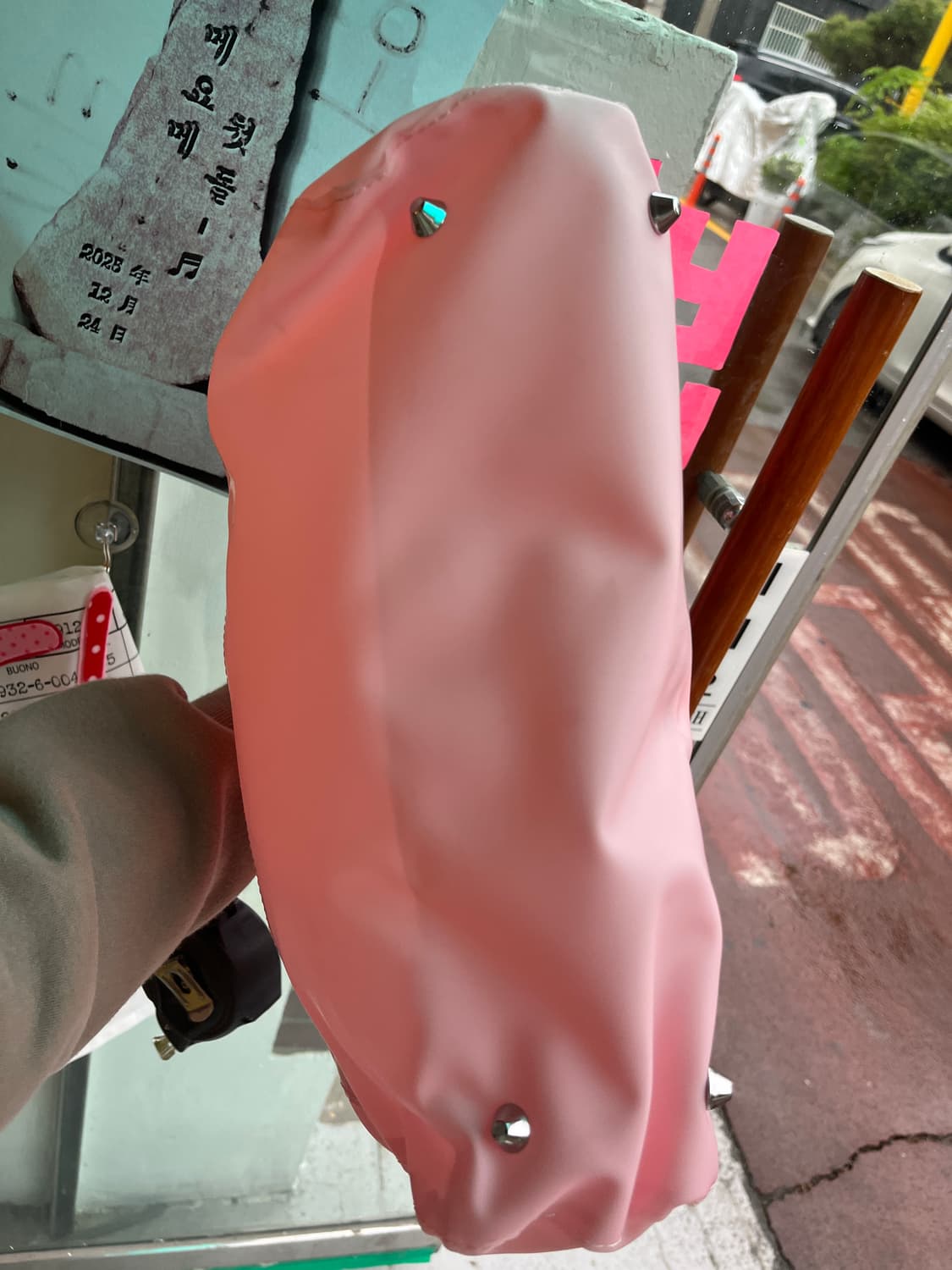 딸기우유색 젤리버킨 🍓 상품이미지4