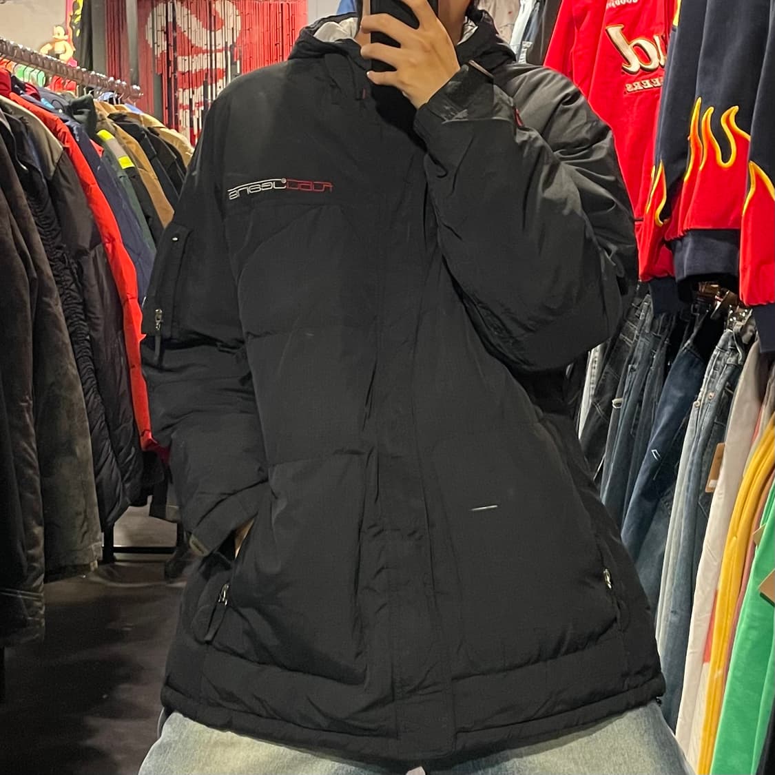 [IM] FUBU 푸부 블랙 돕바 패딩 상품이미지2