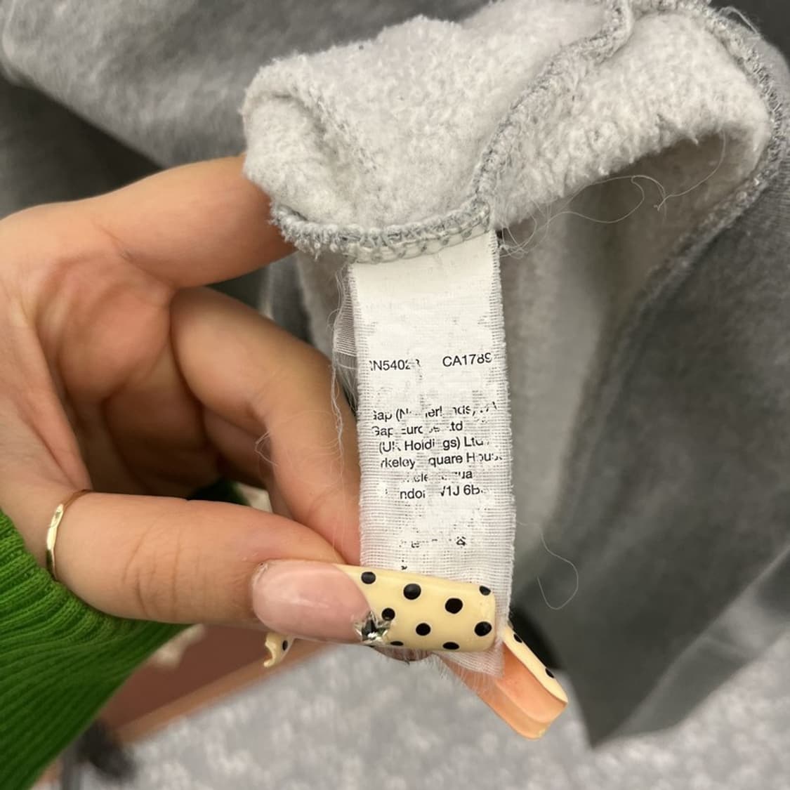 갭 올드스쿨 모던 캐주얼 빈티지 빅로고 후드티 M C10024 상품이미지6