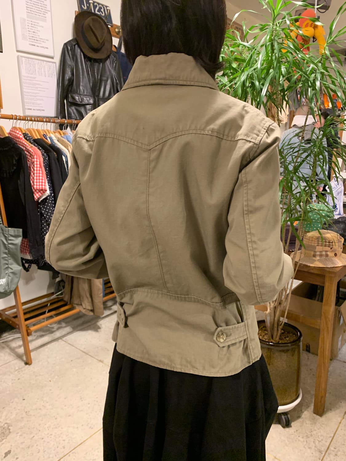 엔지니어드가먼츠 버클카라 베이지 피코트 자켓 상품이미지3