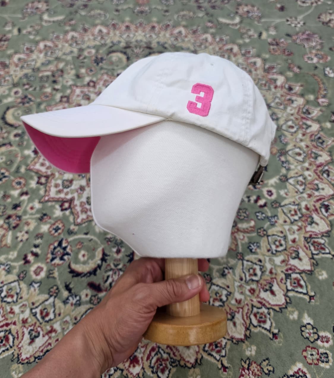 [최종할인] 00' 올드폴로 핑크 빅포니 볼캡 free 상품이미지4