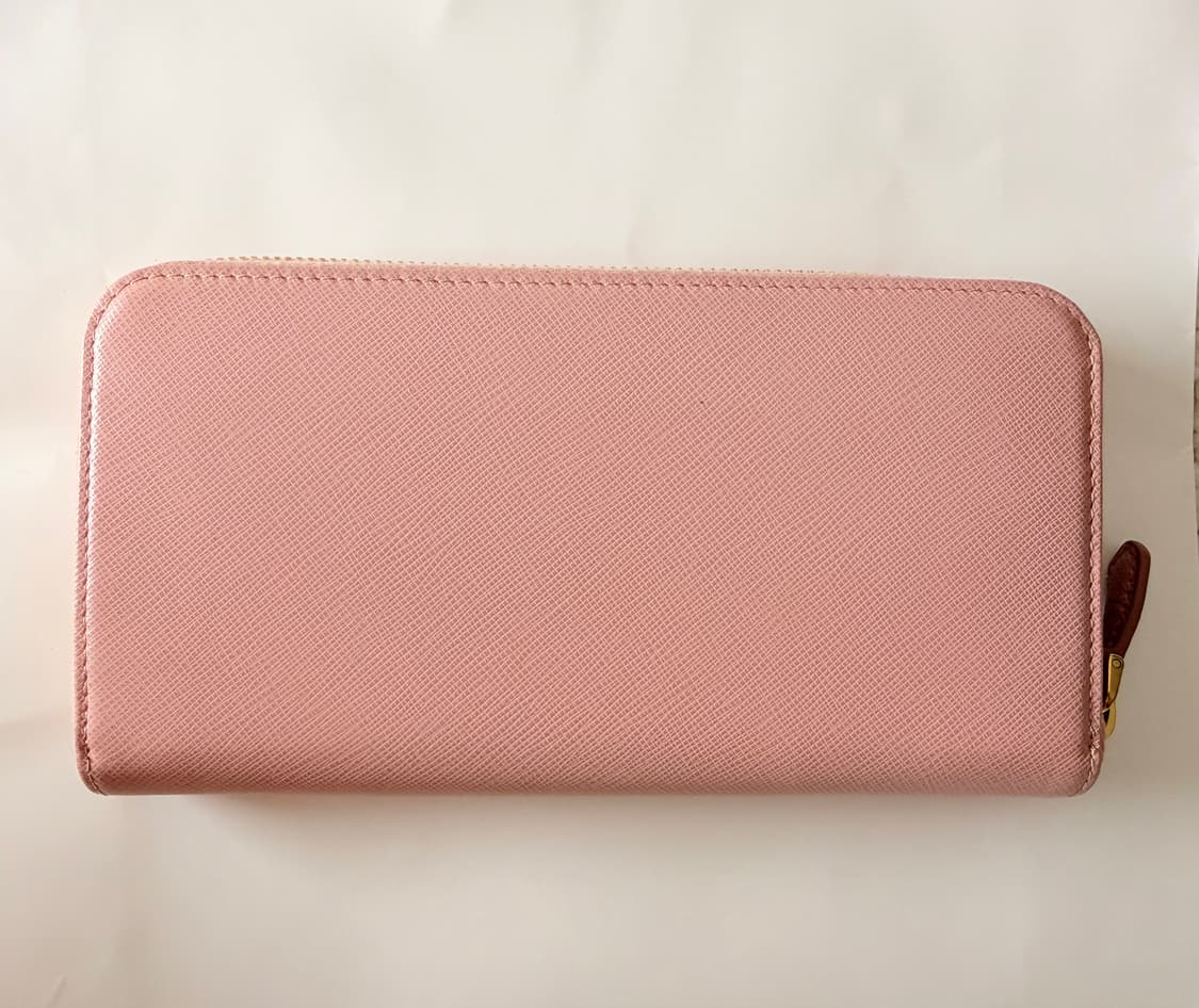 [정품] 프라다 사피아노 핑크 장지갑  상품이미지3